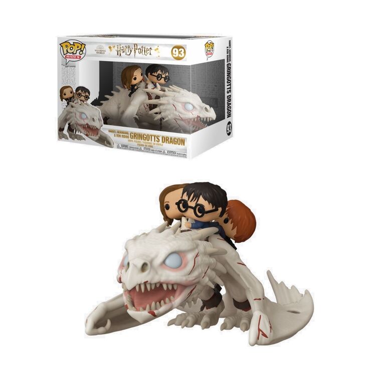 Product Funko Pop! Harry Potter - Gringotts Dragon with Harry, Ron, & Hermione image
