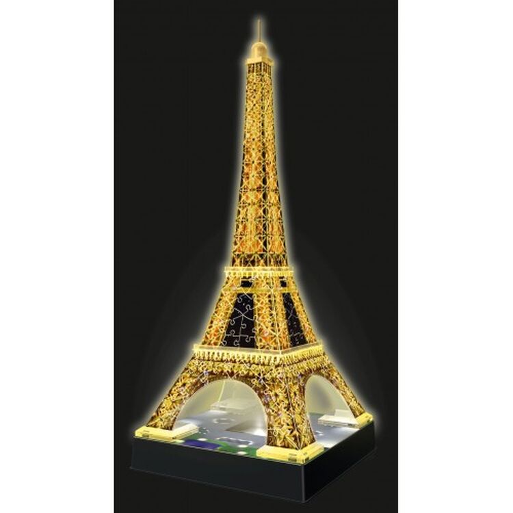 Product Ravensburger 3D Puzzle: Eiffel Tower Building Night Edition (216pcs) (12579) image