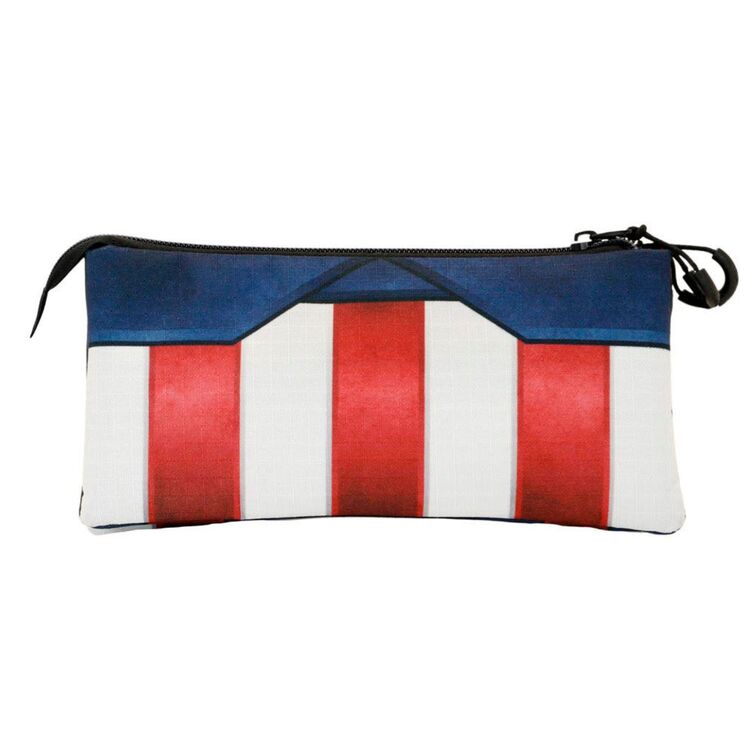 Product Marvel Captain America Triple Pencil Case image