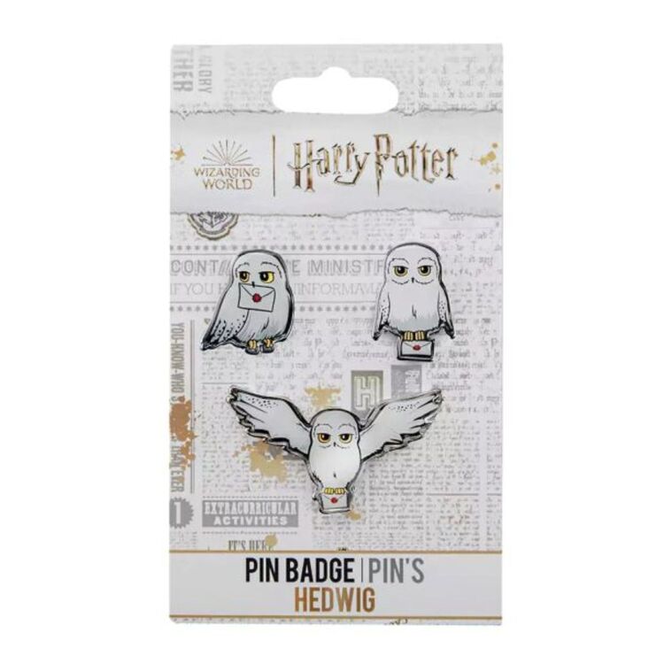 Product Harry Potter Set Of 3 badges Hedwig image