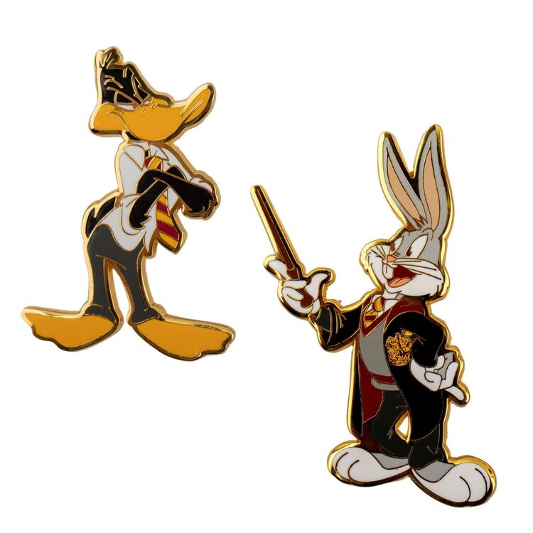 Product Harry Potter Set of 2 pins Bugs and Daffy at Hogwarts Looney Tunes Warner Bros 100th image