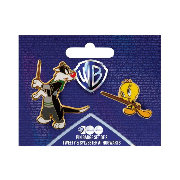 Product Καρφίτσες Σετ των 2 Harry Potter Sylvester and Tweety at Hogwarts Looney Tunes Warner Bros 100th image