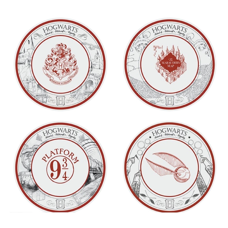 Product Harry Potter Set Of 4 Plates image