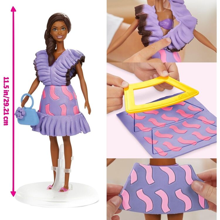 Product Πλαστελίνη Hasbro Play-Doh: Fashion - Barbie Designer Dolls Fashionista Ruffles (G1359) image