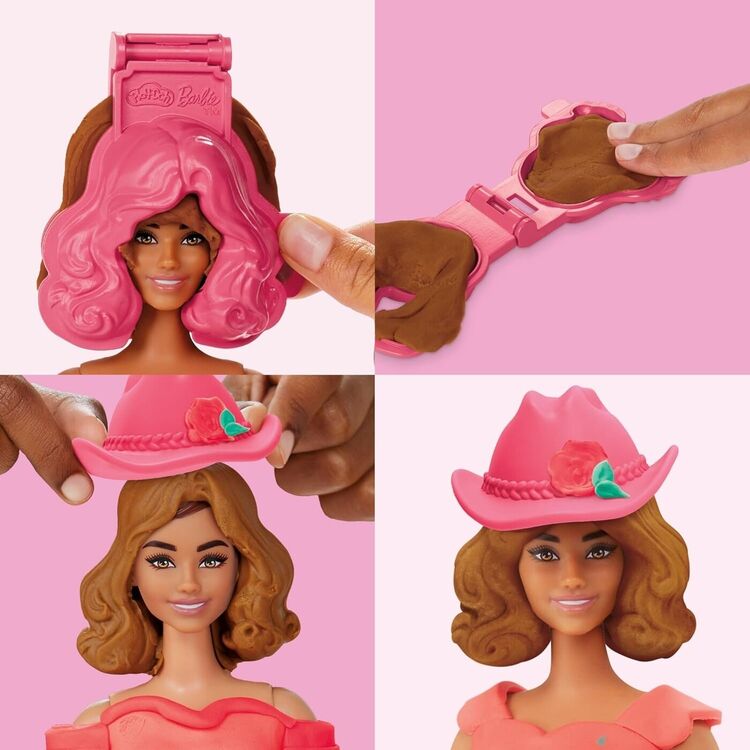 Product Πλαστελίνη Hasbro Play-Doh: Fashion - Barbie Designer Dolls Florals And Fringe (G1360) image