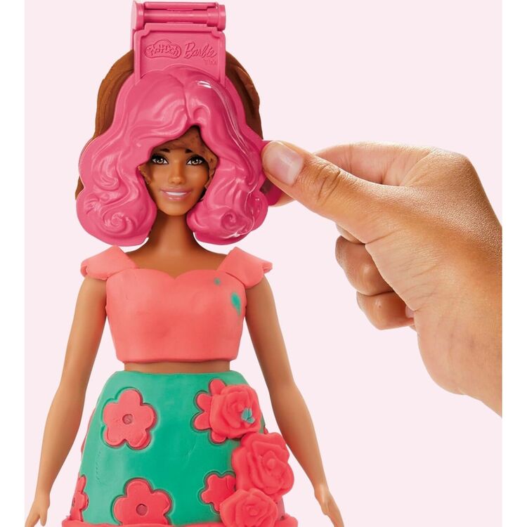 Product Πλαστελίνη Hasbro Play-Doh: Fashion - Barbie Designer Dolls Florals And Fringe (G1360) image