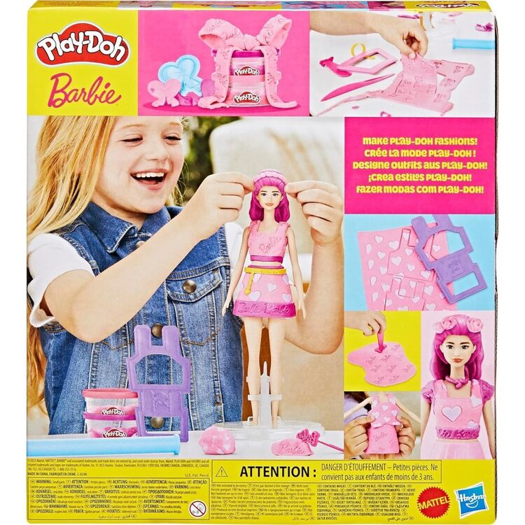 Product Πλαστελίνη Hasbro Play-Doh: Fashion - Barbie Designer Dolls Hearts And Hair (G1357) image
