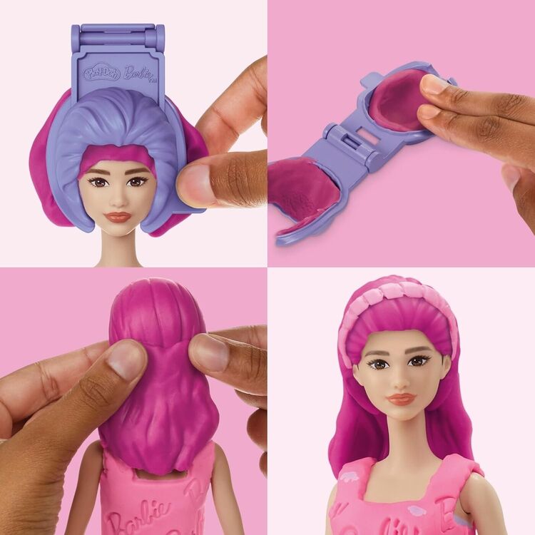 Product Πλαστελίνη Hasbro Play-Doh: Fashion - Barbie Designer Dolls Hearts And Hair (G1357) image