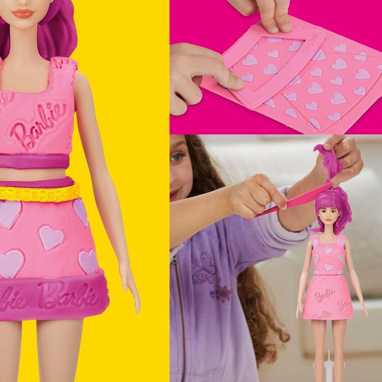 Product Πλαστελίνη Hasbro Play-Doh: Fashion - Barbie Designer Dolls Hearts And Hair (G1357) image