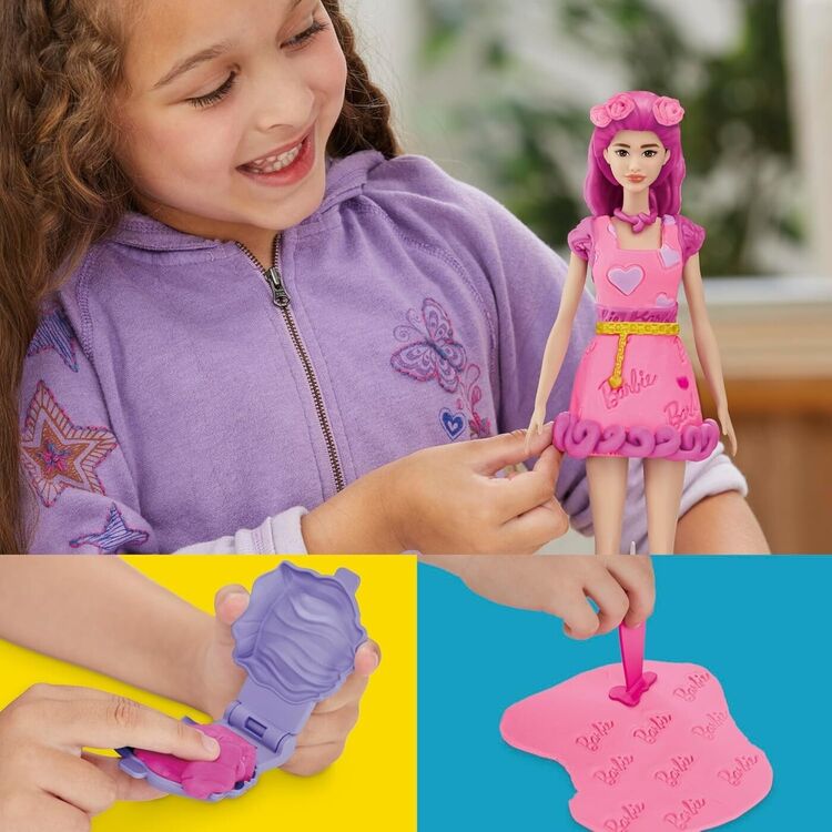 Product Πλαστελίνη Hasbro Play-Doh: Fashion - Barbie Designer Dolls Hearts And Hair (G1357) image