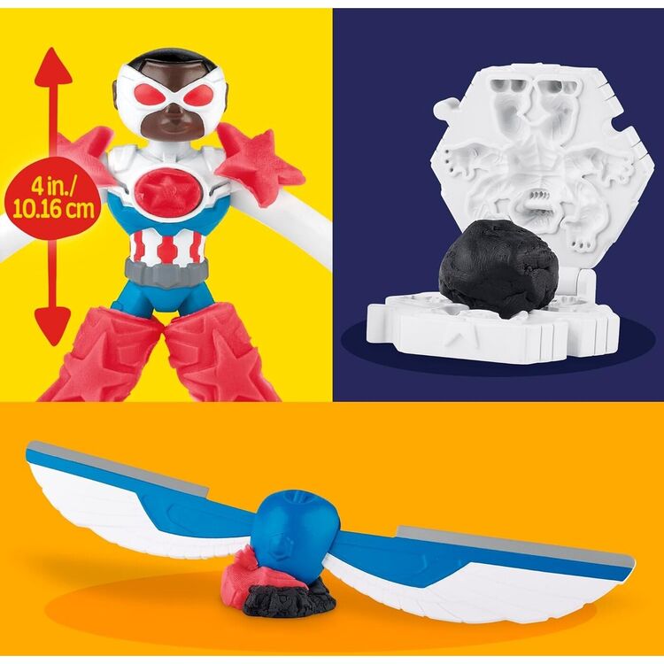 Product Πλαστελίνη Hasbro Play-Doh Marvel: Captain America - Moto-Slicer (G0555) image