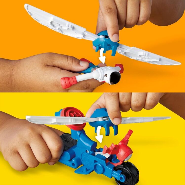 Product Πλαστελίνη Hasbro Play-Doh Marvel: Captain America - Moto-Slicer (G0555) image