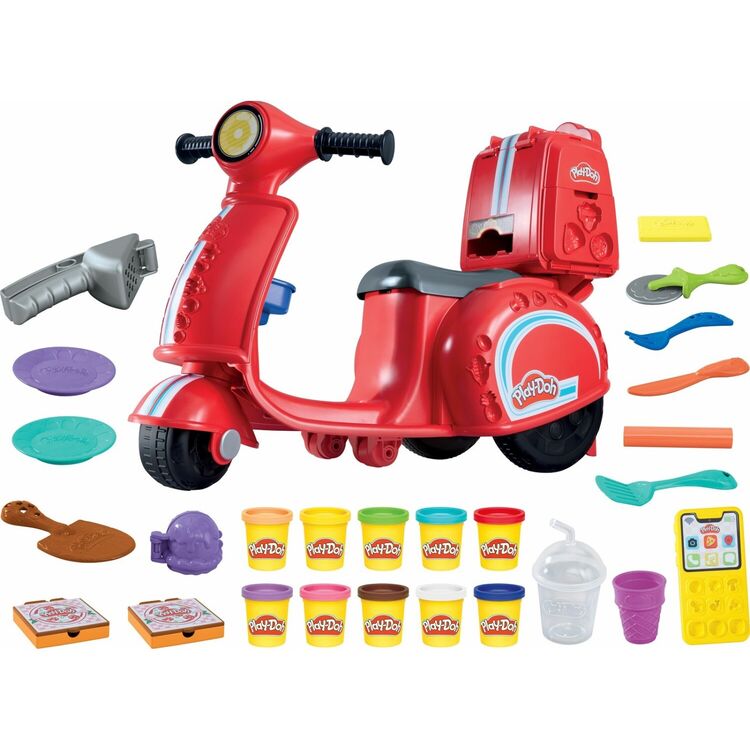 Product Hasbro Play-Doh - Pizza Delivery Scooter Playset (F8803) image