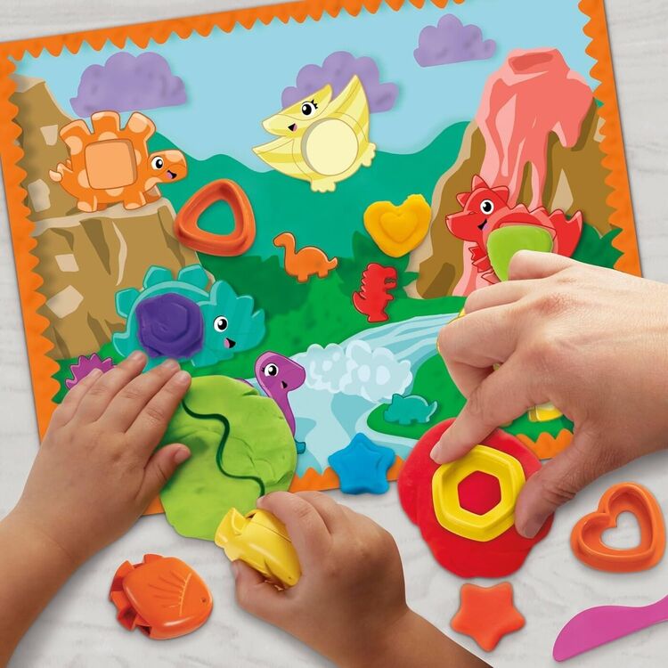 Product Πλαστελίνη Hasbro Play-Doh Starters: Doh & More - Shapes And Colors Dino (G0491) image
