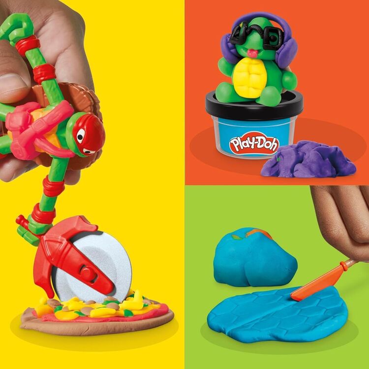 Product Hasbro Play-Doh TMNT: Tales of the Teenage Mutant Ninja Turtles - Cowabunga Creations (G0556) image