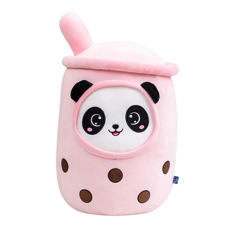 Product Boba Tea Pink Panda Kawaii Plush image