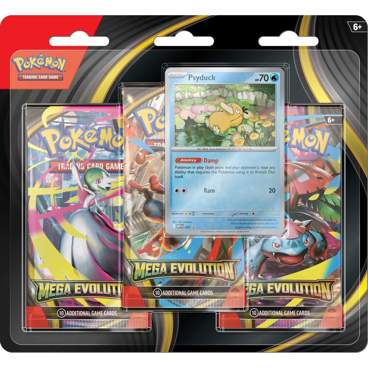 Product Pokemon TCG Mega Evolution 3-Booster Blister 1τμχ Τυχαία Επιλογή image