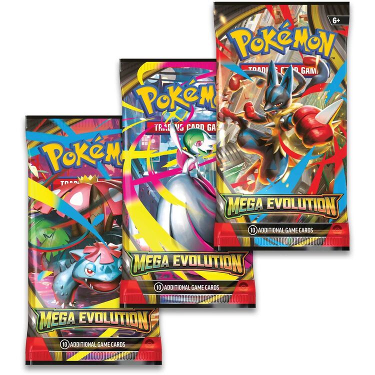 Product Pokemon TCG Mega Evolution 3-Booster Blister 1τμχ Τυχαία Επιλογή image