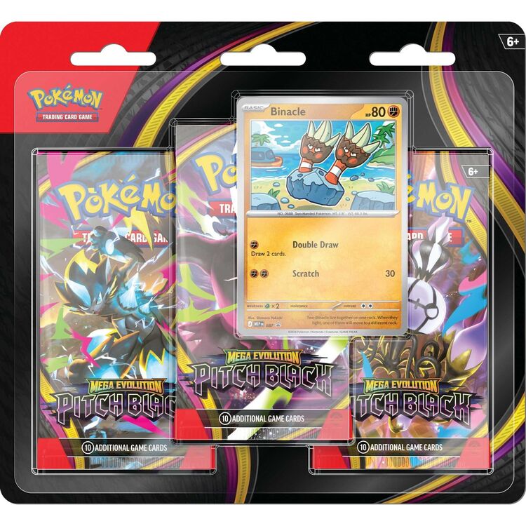 Product Pokemon TCG Mega Evolution 05 Pitch Black - 3-Booster Blister image