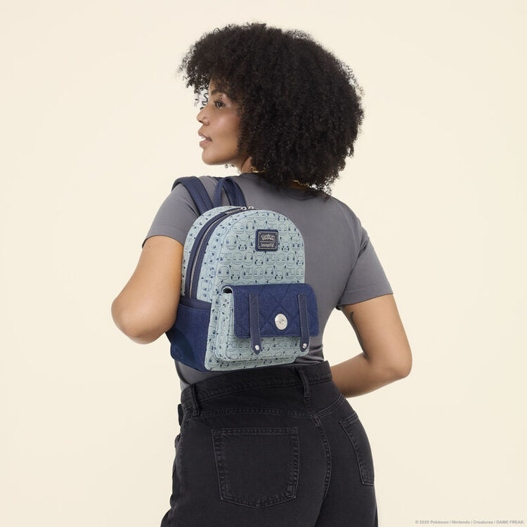 Product Τσάντα Πλάτης Loungefly Pokemon - Faux Denim Mini Backpack image