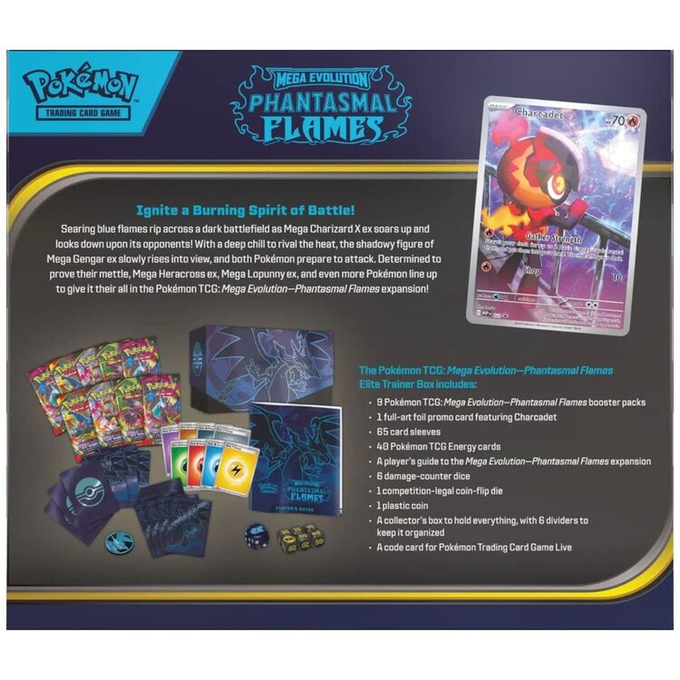 Product Pokemon TCG Mega Evolution: Phantasmal Flames - Elite Trainer Box image