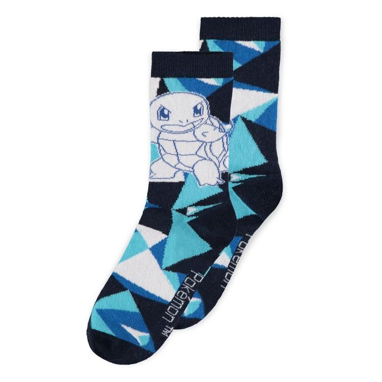 Product Κάλτσες Σετ των 3 Pokemon Crew (Squirtle, Charmader, Bulbasaur) image