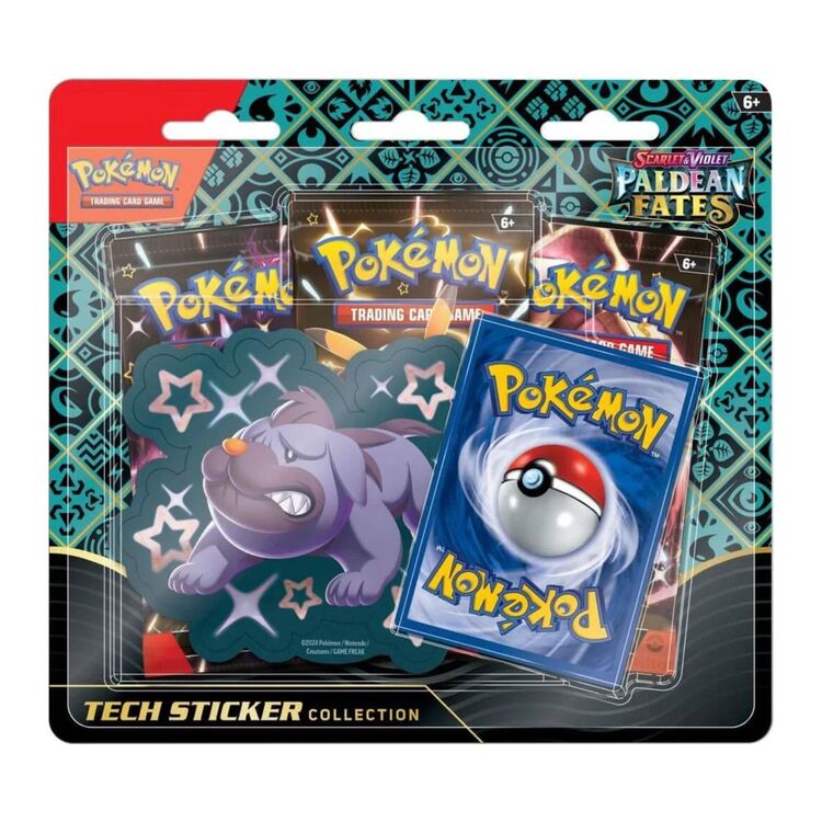 Product Pokemon TCG Paldean  Fates Tech Sticker Collection Blister image