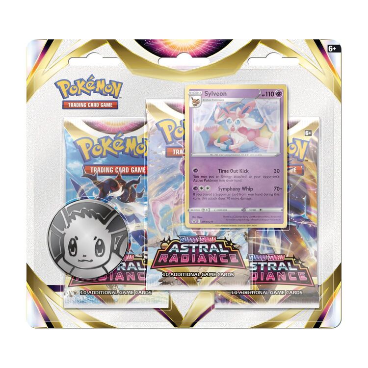 Product Pokemon TCG Sword & Shield 10 Astral Radiance Blister 3-pack image