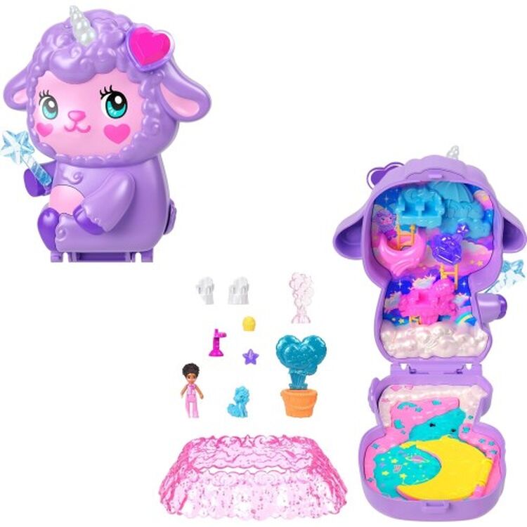 Product Mattel Polly: Mini - Polly World Sets (8 Designs) – Polly Pocket Cozy Dreamland Compa (JCB15) image
