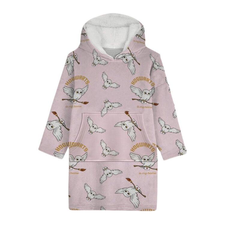 Product Harry Potter Hedwig Chibi Coral Fleece Poncho image