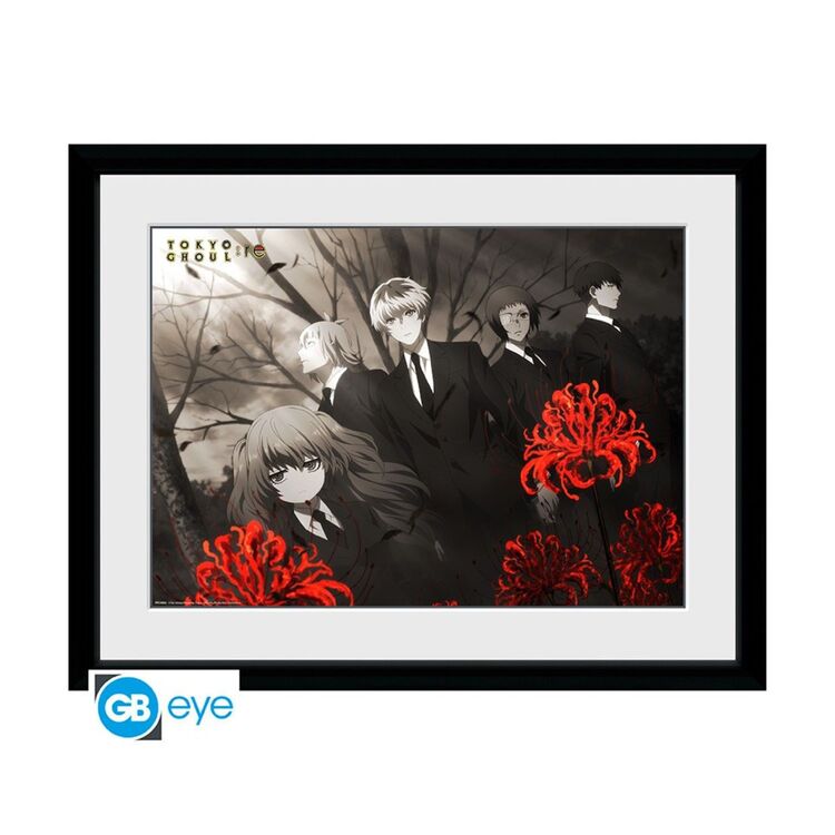 Product Tokyo Ghoul:Re Red Flowers Poster Framed image
