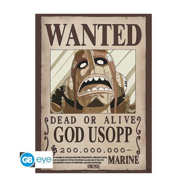 Product Αφίσα One Piece God Usopp Wanted image