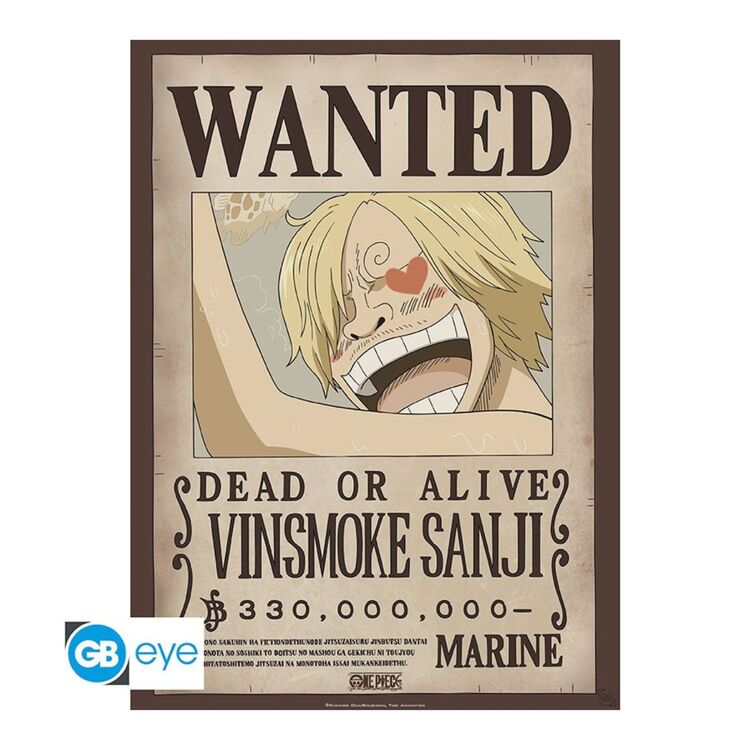 Product One Piece Sanji Wanted Poster image