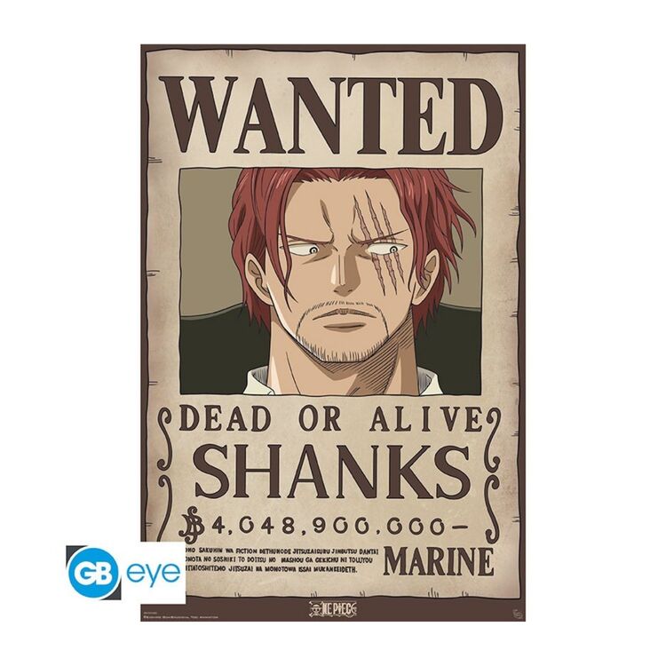Product Αφίσα One Piece Wanted Shanks image