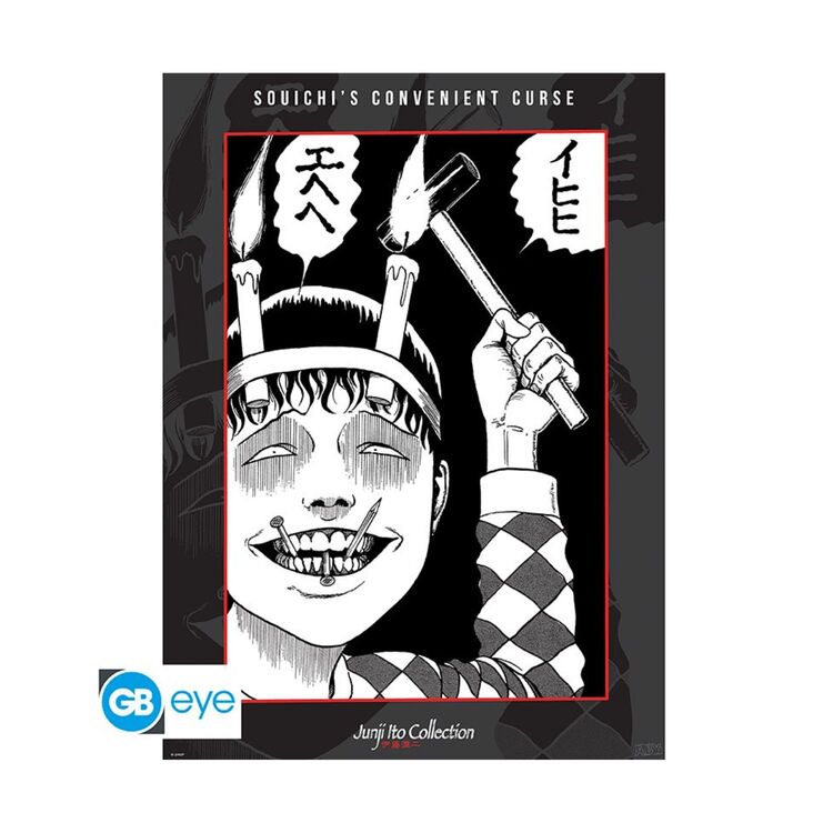 Product Junji Ito Set 2 Chibi Posters Souichi and Tomie image