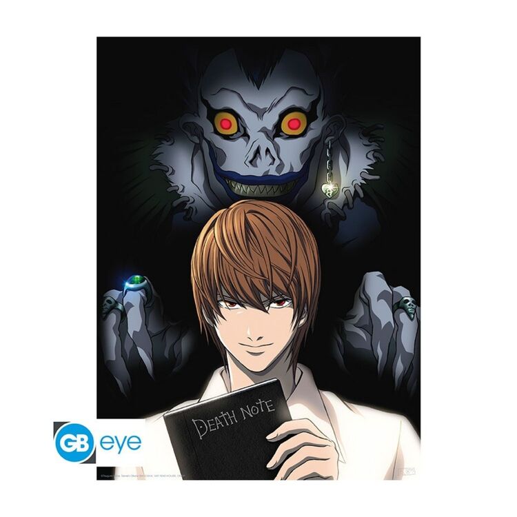 Light 8 Bit Death Note Αφίσες Σετ των 2 Death Note Chibi Light & Death Note Μαζί με Πασχαλινή ...