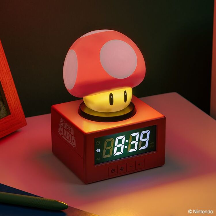 Product Ξυπνητήρι Paladone Icons: Super Mario - Super Mushroom Alarm Clock (PP13124NN) image