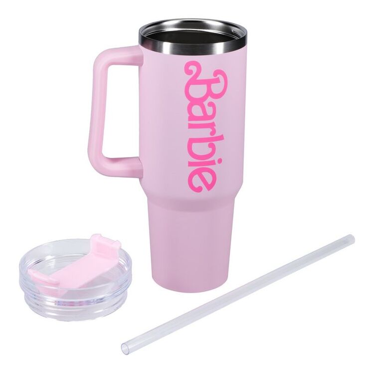Product Ποτήρι με Καλαμάκι Paladone: Barbie XL Multiway Insulated Travel Mug with Straw (1200ml) (PP13760BR) image