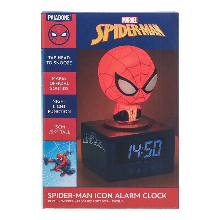 Product Ξυπνητήρι Paladone Icons: Spiderman - Alarm Clock image