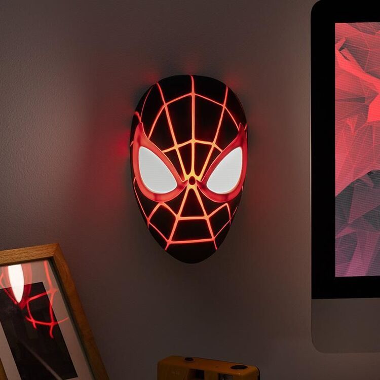 Product Φωτιστικό Marvel Spider-Man Miles Morales Mask Light image