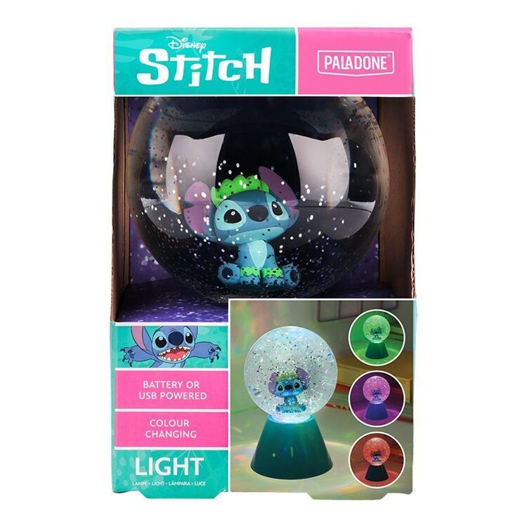 Product Disney Stitch Glitter Ball LED Lamp image