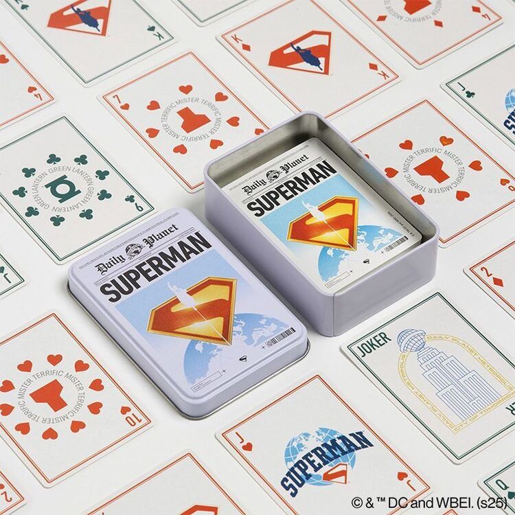 Product Τράπουλα Paladone: DC Superman - Playing Cards in a Tin (PP14695SMT) image