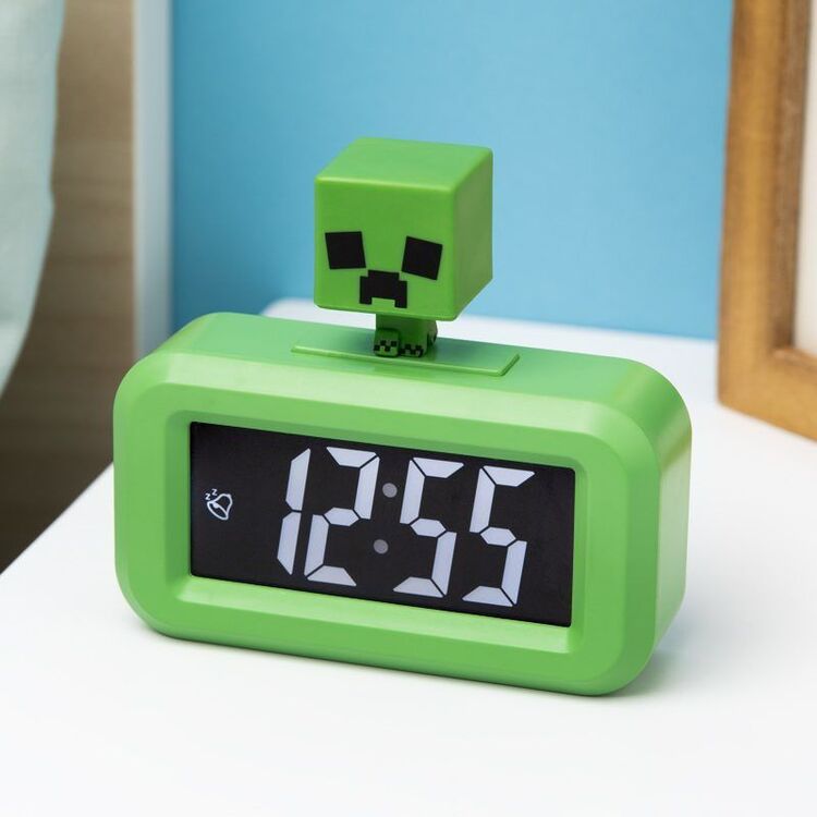 Product Ρολόι με Ξυπνητήρι Minecraft Creeper Mini Character Alarm Clock image