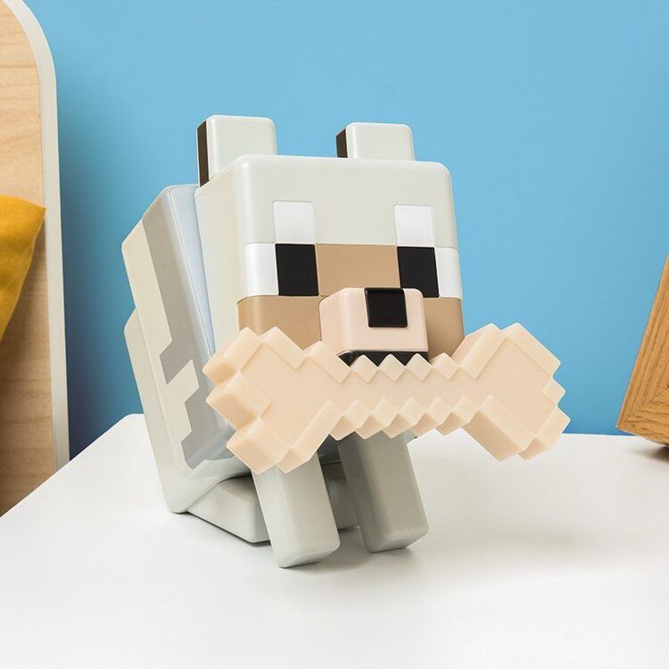 Product Φωτιστικό Paladone GloBuddies: Minecraft - Wolf Light (PP14761MCF) image