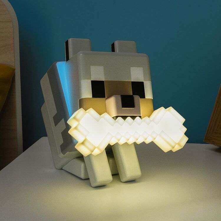 Product Φωτιστικό Paladone GloBuddies: Minecraft - Wolf Light (PP14761MCF) image