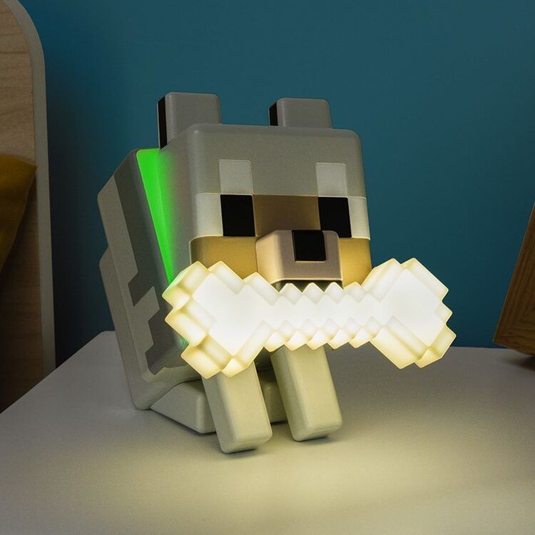 Product Φωτιστικό Paladone GloBuddies: Minecraft - Wolf Light (PP14761MCF) image