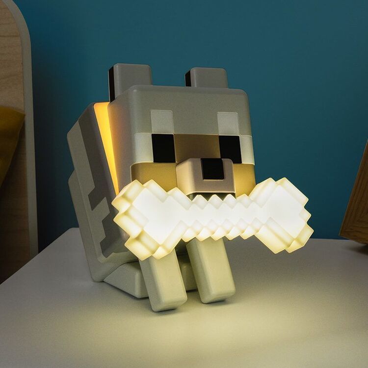 Product Φωτιστικό Paladone GloBuddies: Minecraft - Wolf Light (PP14761MCF) image