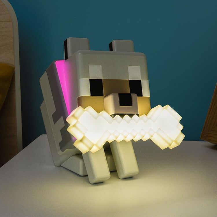 Product Φωτιστικό Paladone GloBuddies: Minecraft - Wolf Light (PP14761MCF) image