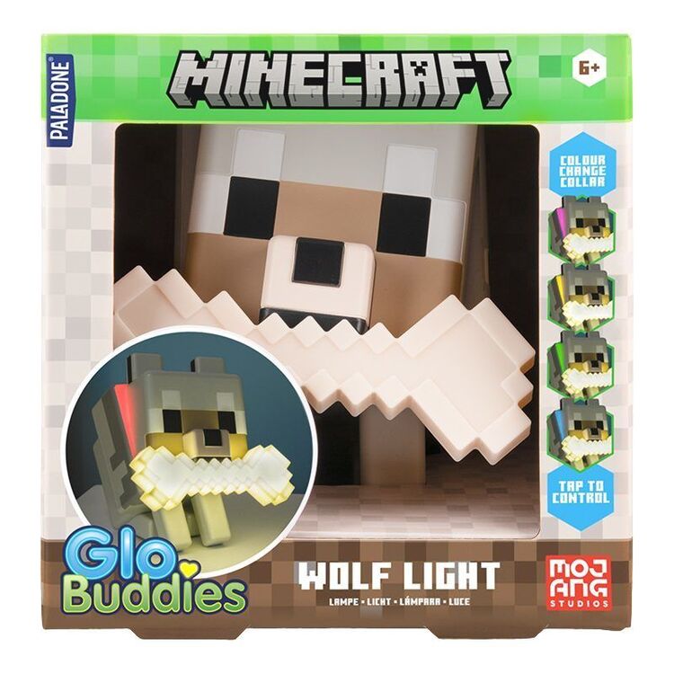 Product Φωτιστικό Paladone GloBuddies: Minecraft - Wolf Light (PP14761MCF) image