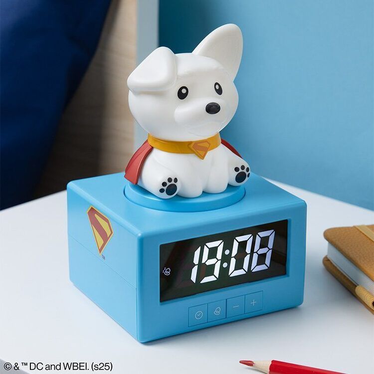 Product Επιτραπέζιο Ρολόι με Ξυπνητήρι Paladone Icons: DC - Superman Krypto Alarm Clock (PP15322SMT) image